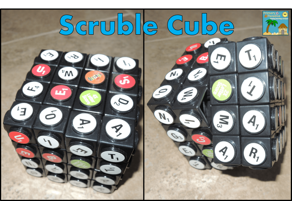Scruble Cube