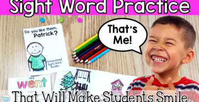 Sight Word Practice That Will Make Students Smile