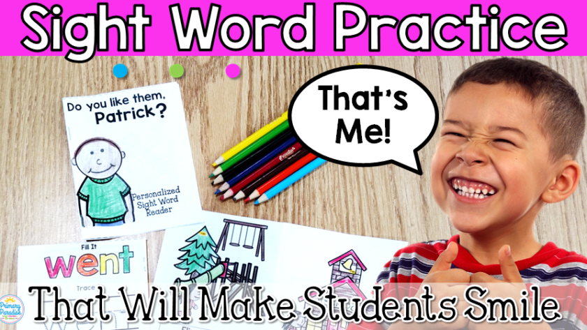 Sight Word Practice That Will Make Students Smile