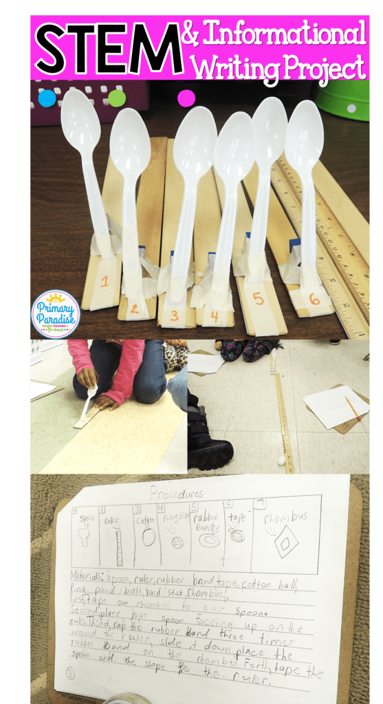 STEM and Informational Writing go hand in hand in this fun, hands on learning project for kindergarten, first, and second grade students!