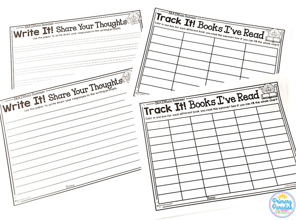 Summer Slide is a real problem, but you can prevent it with no prep BRAINtain! Daily, 5 min brain exercises parents and kids will love!!