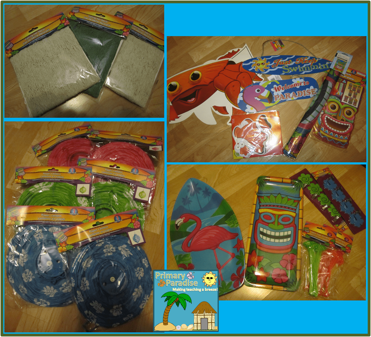 Tropical Classroom Dollar Tree Items