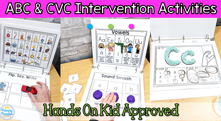 CVC Word & Alphabet Intervention Activities