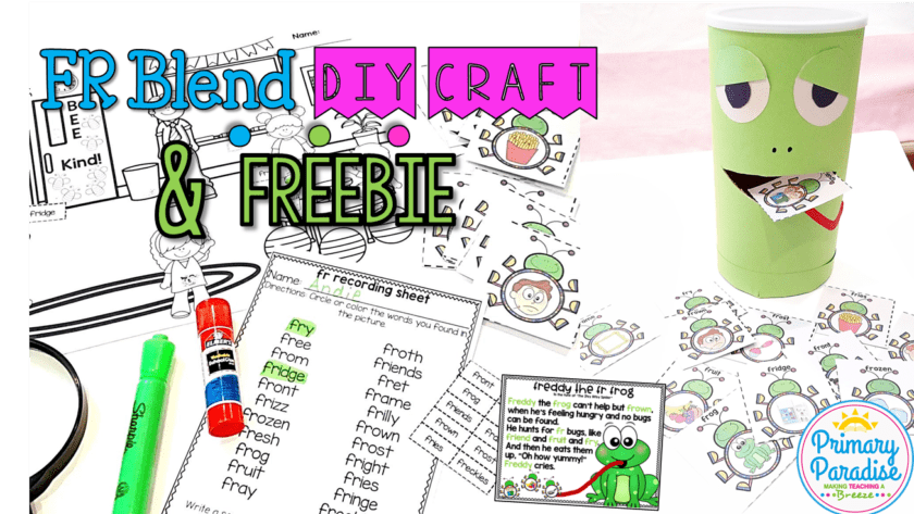 Fr Blend Freebie: Freddy the Frog Game