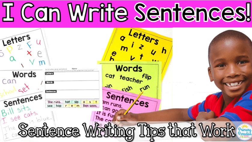 Sentence Basics: How To Teach Sentence Writing to Beginners