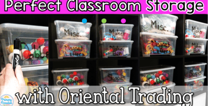 Perfect Classroom Storage with Oriental Trading