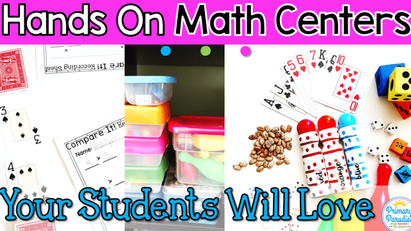 Low Prep, Hands On Math Centers Your Students Will Love