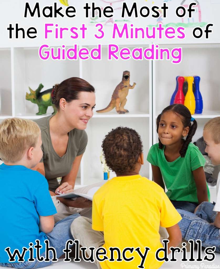 Fluency drills are the perfect way to begin your guided reading time each day. Here's how to use them!