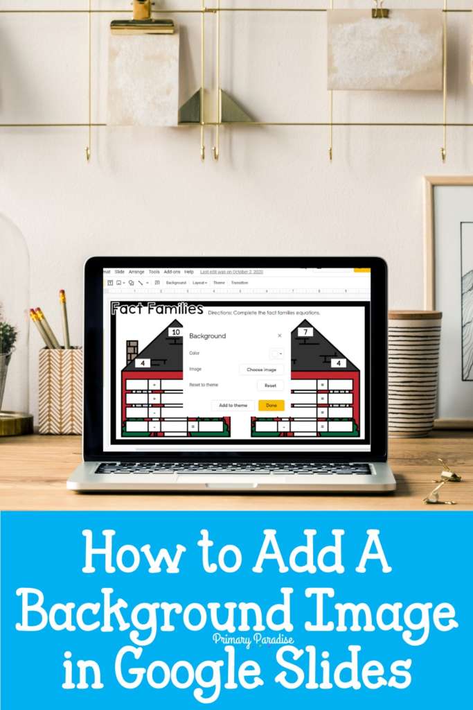 How to Add a Background Image In Google Slides Pin