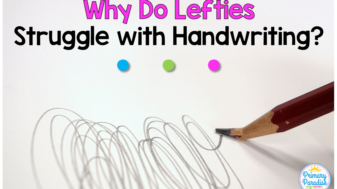 Left handed students are living in a right handed world. Does that mean lefties have to struggle in the classroom? Learn 5 ways you can support your south paw students in easy and simple ways that will enhance their learning in your K-2, elementary classroom.
