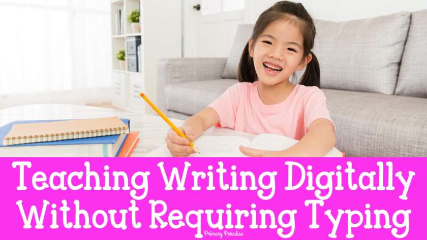 Type Free Writing During Distance Learning for Primary Students