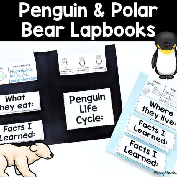 Penguin and Polar Bear Lapbooks