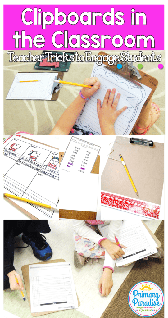 Clipboards are such a useful classroom tool, especially for those using flexible seating! Learn some classroom clipboard hacks as well as ways to engage your students using clipboards in your elementary classroom!