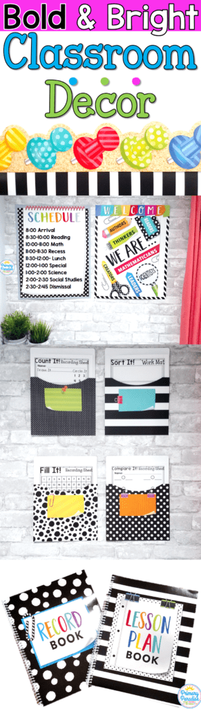 Creative Teaching Press’s Bold and Bright Décor collection is perfect for jazzing up any classroom! Back to school, classroom set up, classroom decor