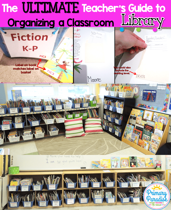 Learn how to create an organized and functional classroom library system that you and your students will love!