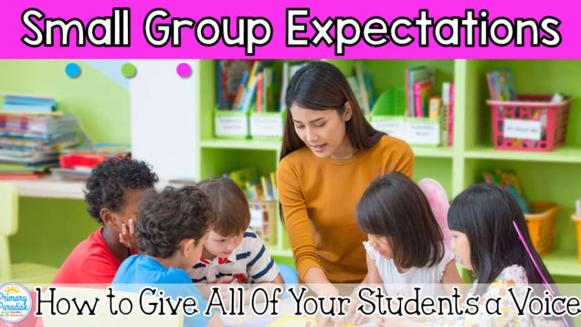 Maintaining Expectations During Small Group as an Intervention Teacher