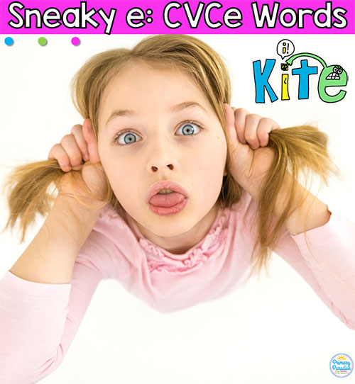 sneaky e activities to teach CVCe words