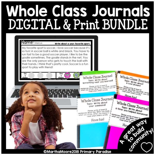 EDITABLE Whole Class Journal Covers
