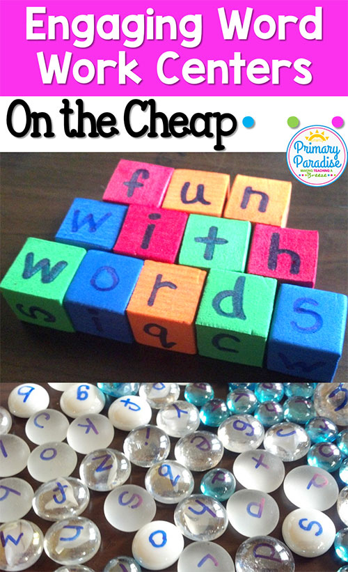 Use these easy, cheap, and engaging diy word work and writing centers in your classroom. You will love how versatile and your students will love how fun!
