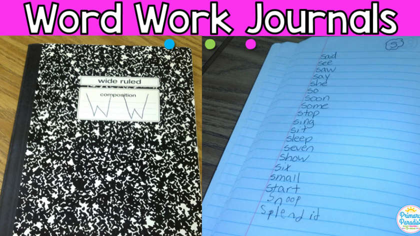 Word Work Journals